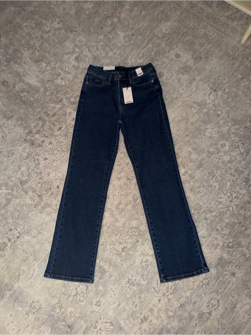 Judy Blue Dark Indigo Straight-Leg Jeans